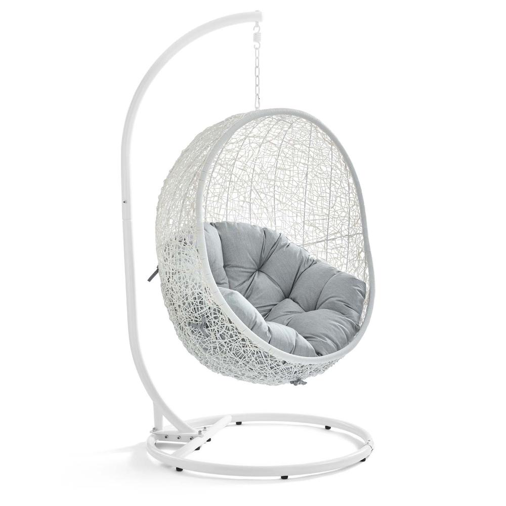 Hide Outdoor Patio Swing Chair With Stand. The main picture.