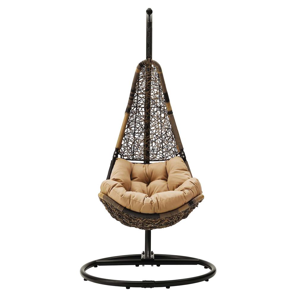 Abate Outdoor Patio Swing Chair With Stand. Picture 5