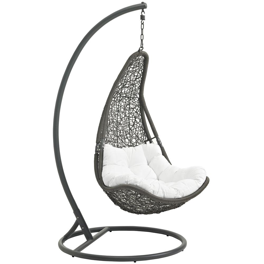 Abate Outdoor Patio Swing Chair With Stand. Picture 1