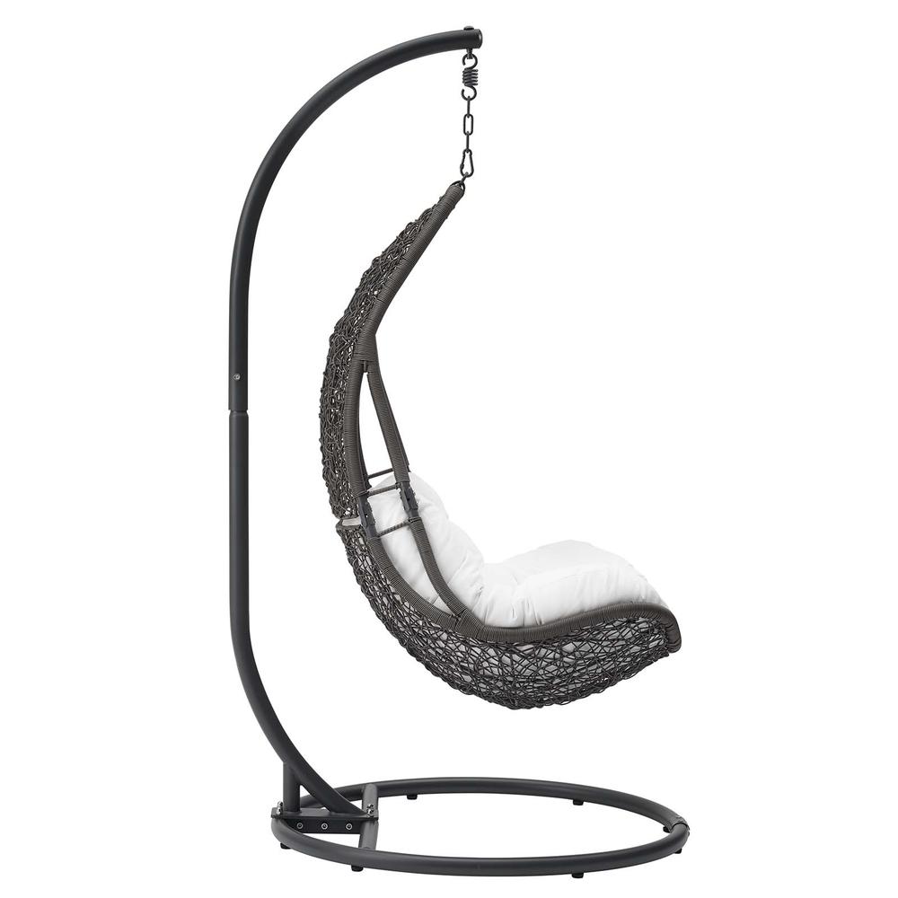 Abate Wicker Rattan Outdoor Patio Swing Chair. Picture 2