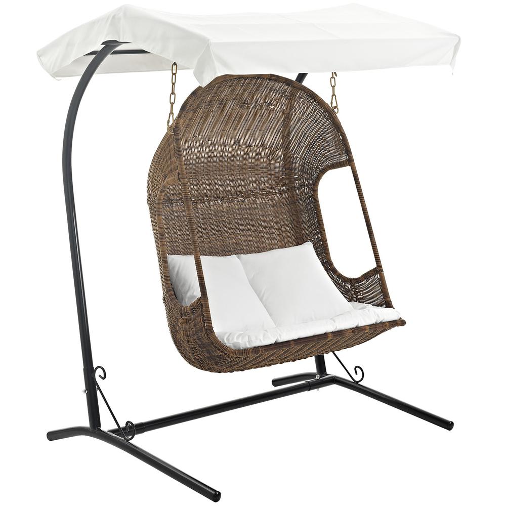 Vantage Outdoor Patio Swing Chair With Stand. Picture 2