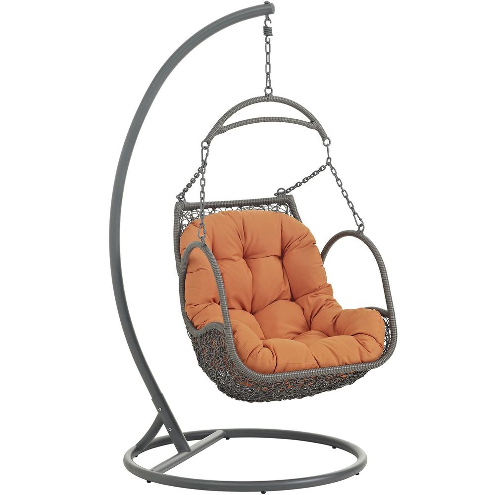 Arbor Outdoor Patio Wood Swing Chair. Picture 2