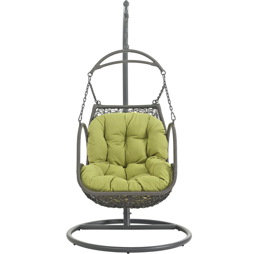 Arbor Outdoor Patio Wood Swing Chair. Picture 3