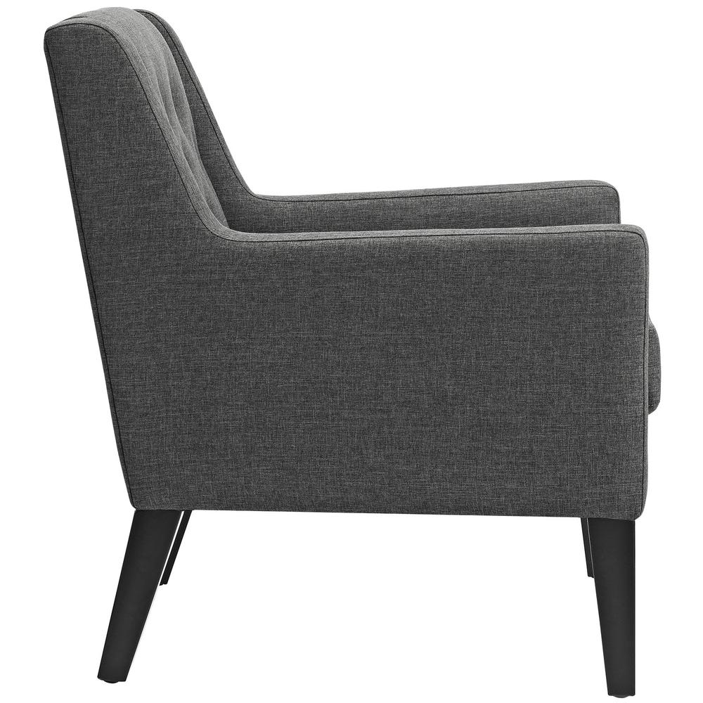 Earnest Upholstered Fabric Armchair. Picture 2