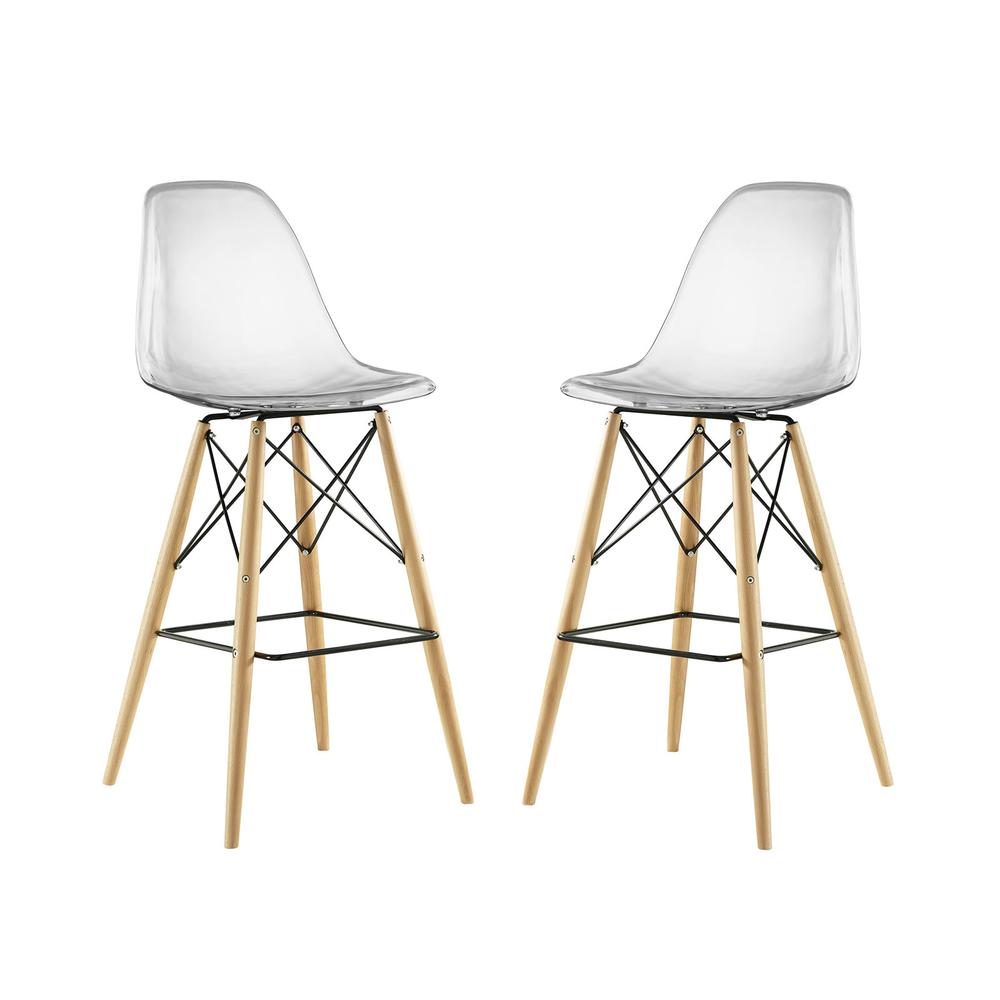 Pyramid Dining Side Bar Stool Set of 2. Picture 2
