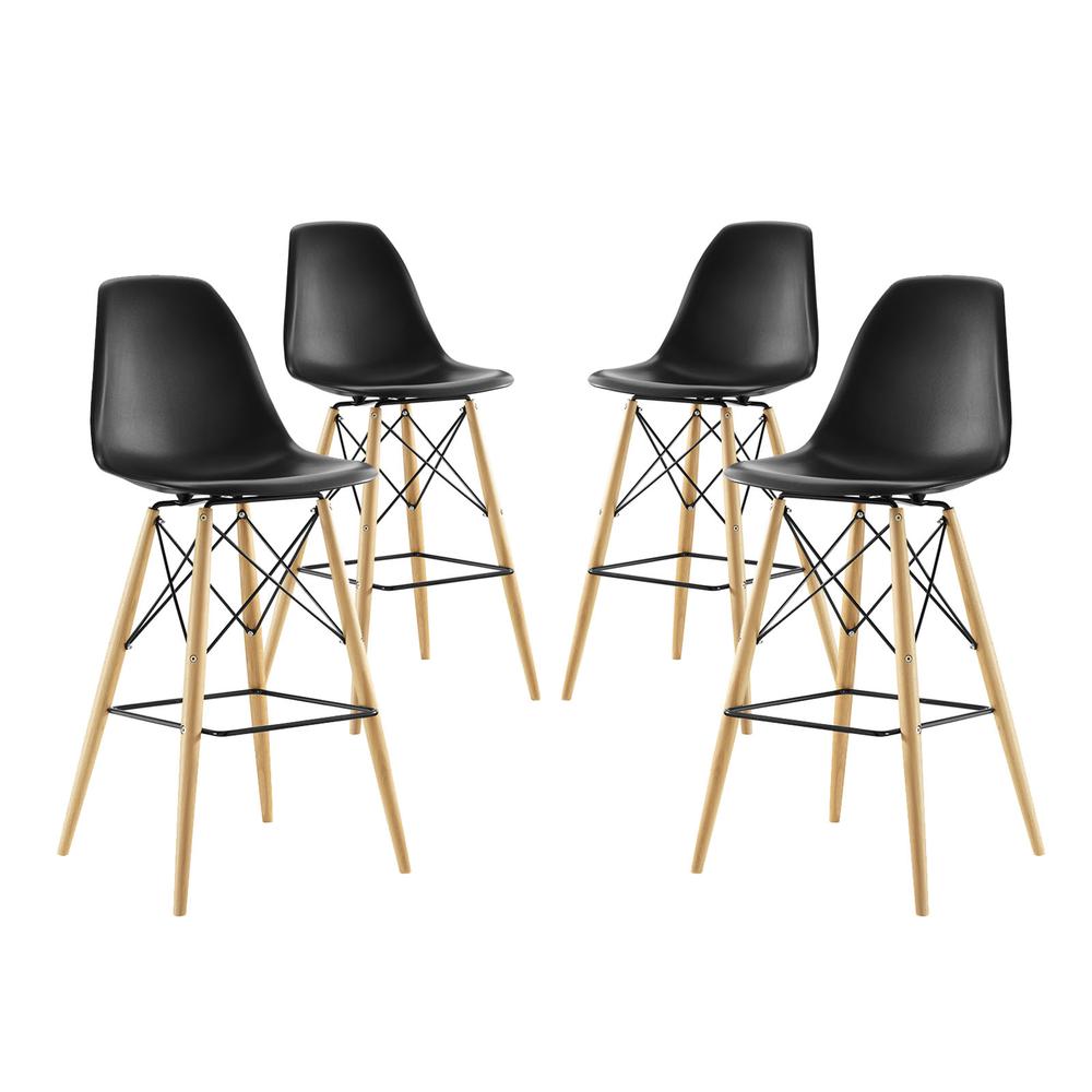 Pyramid Dining Side Bar Stool Set of 4. Picture 1