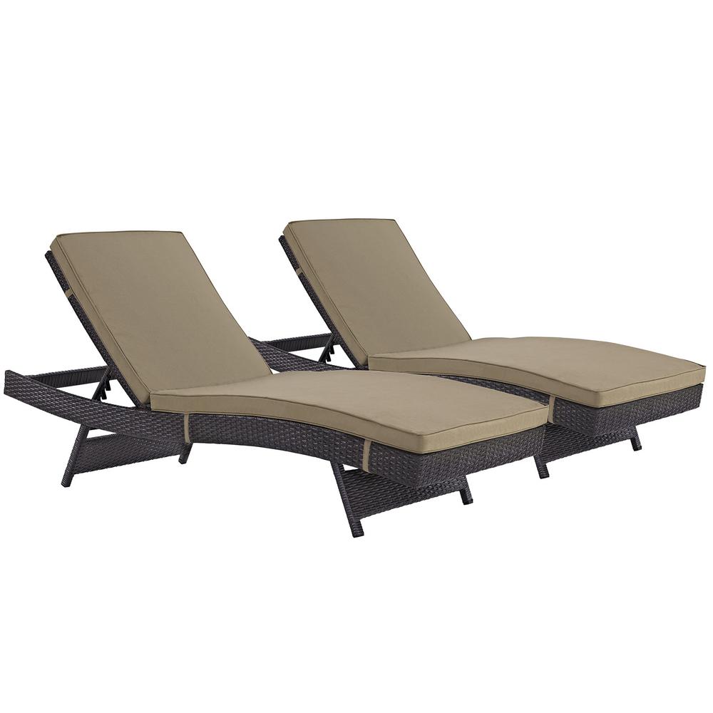 Convene Chaise Outdoor Patio Set of 2. Picture 2