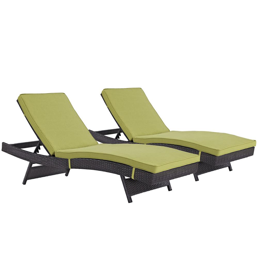 Convene Chaise Outdoor Patio Set of 2. Picture 1