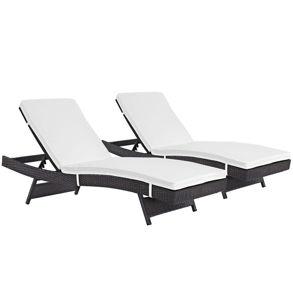 Convene Chaise Outdoor Patio Set of 2. Picture 1