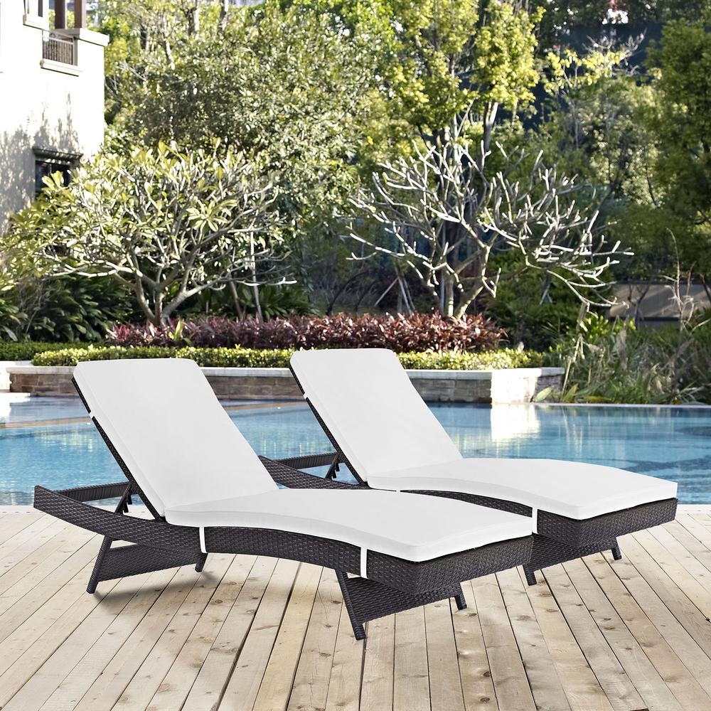 Convene Chaise Outdoor Patio Set of 2. Picture 4