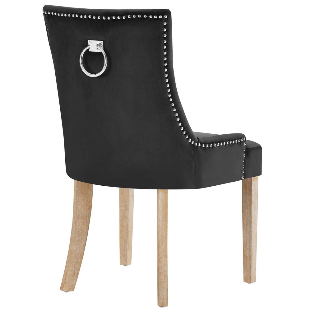 Pose Velvet Dining Chair. Picture 4