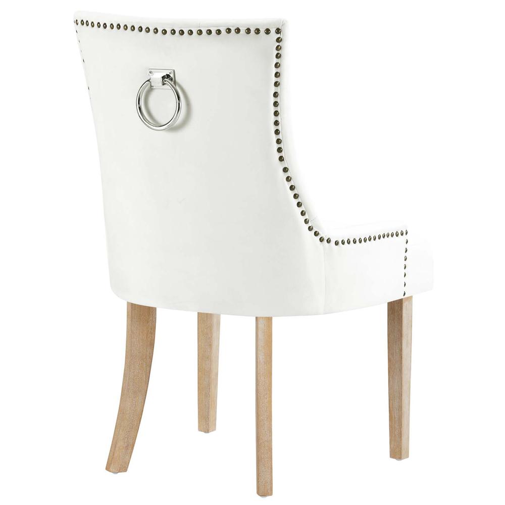 Pose Performance Velvet Dining Chair. Picture 3