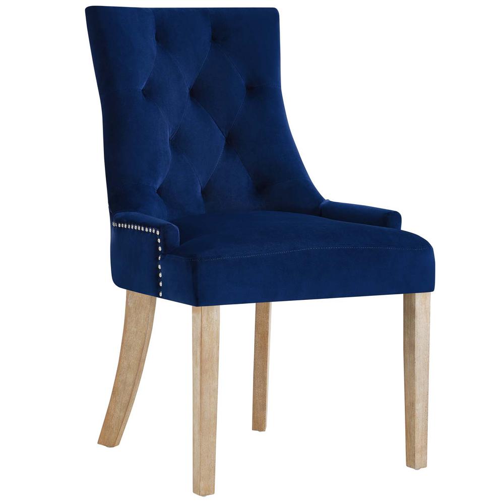Pose Velvet Dining Chair. Picture 1