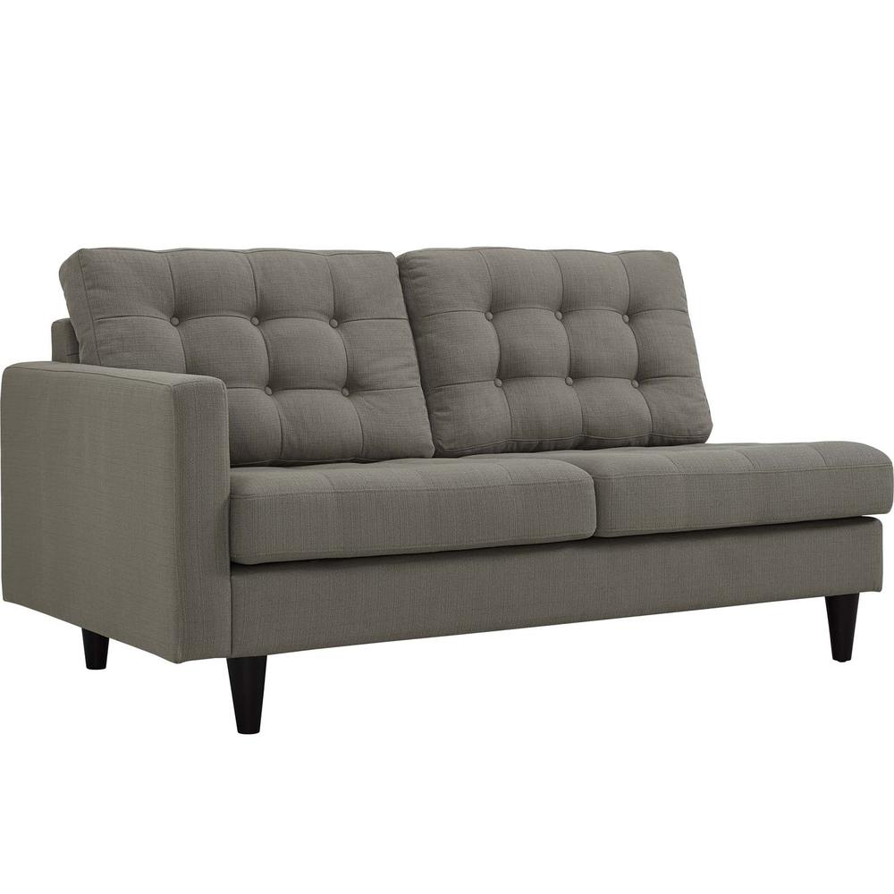 Empress Left-Facing Upholstered Fabric Loveseat. The main picture.