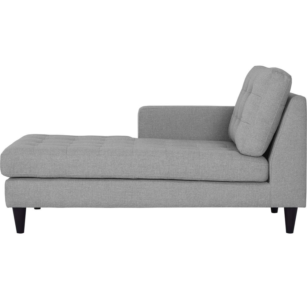 Empress Left-Arm Upholstered Fabric Chaise. Picture 2