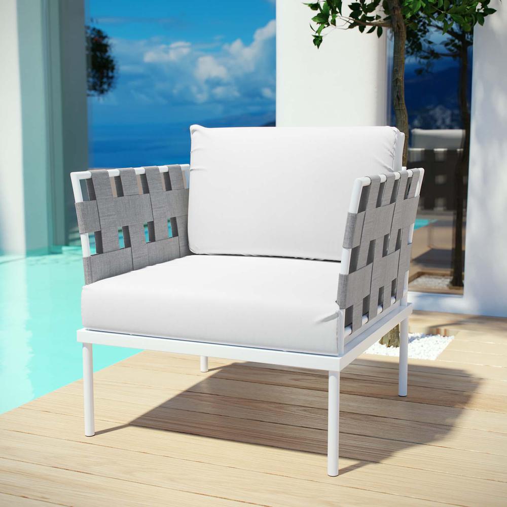 Harmony Outdoor Patio Aluminum Armchair. Picture 5
