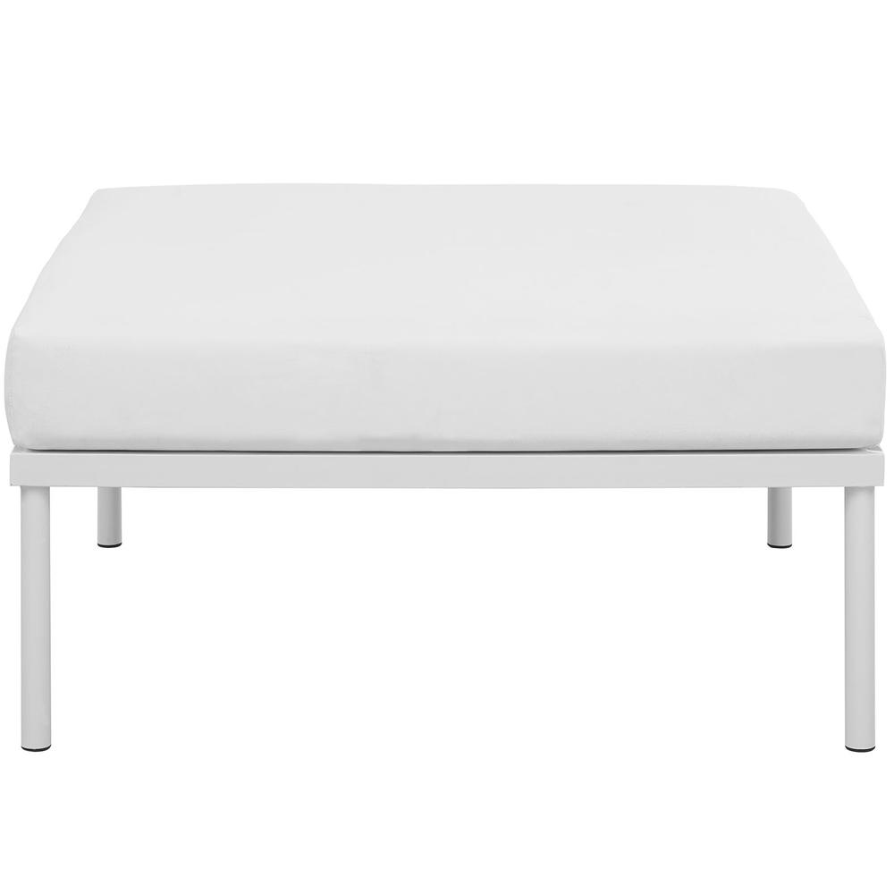 Harmony Outdoor Patio Aluminum Ottoman. Picture 3