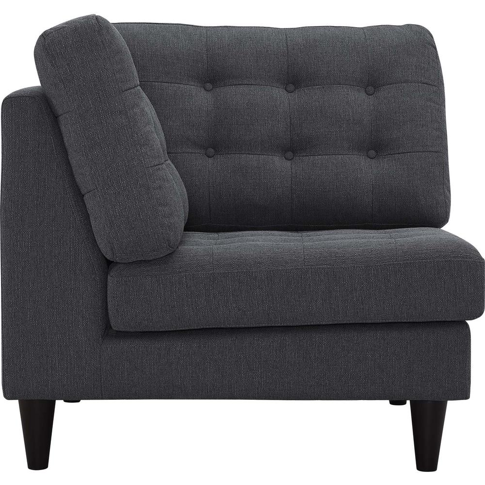 Empress Upholstered Fabric Corner Sofa. Picture 3