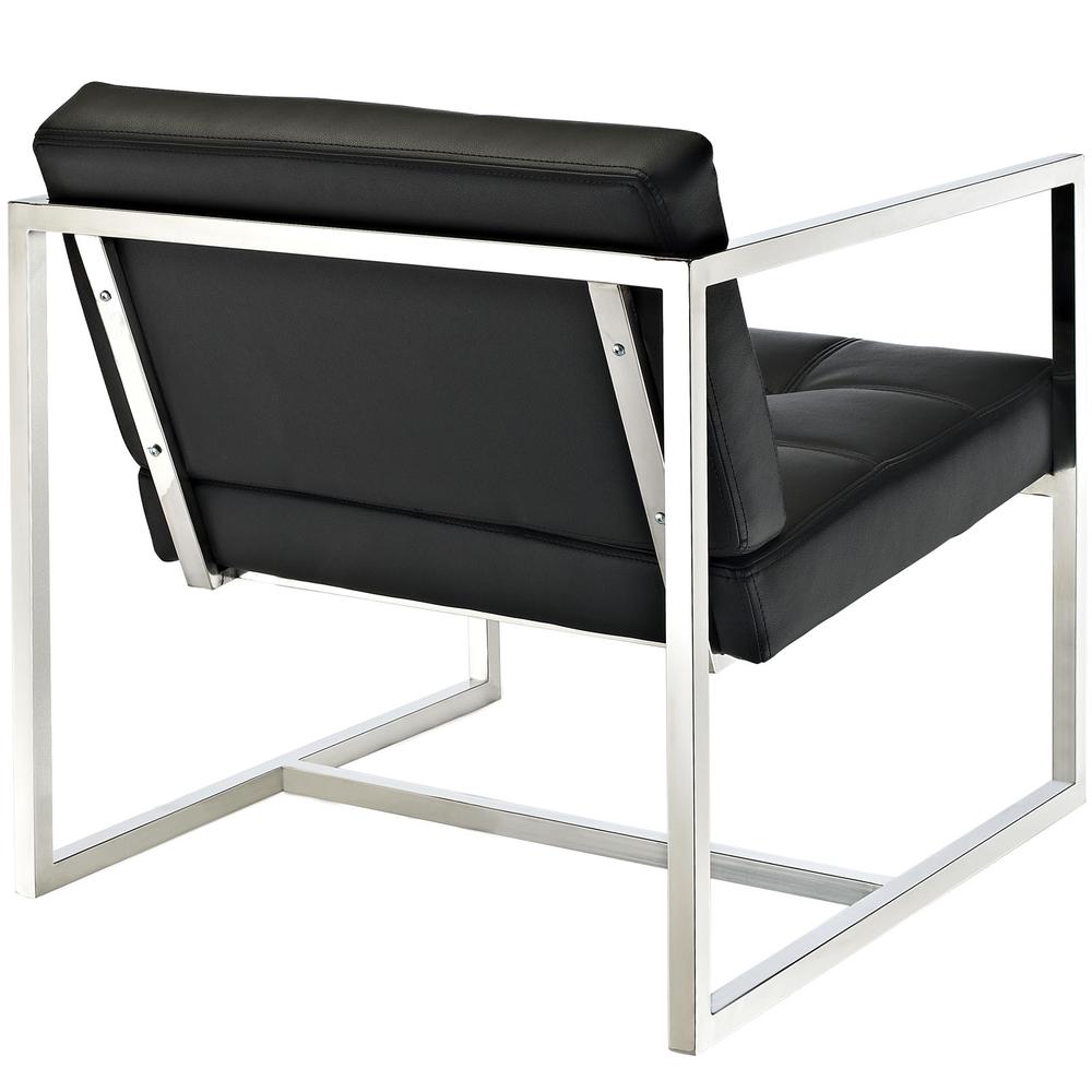 Hover Upholstered Vinyl Lounge Chair. Picture 4