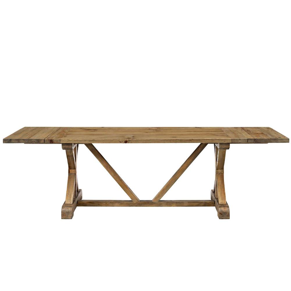 Den Extendable Wood Dining Table. Picture 3