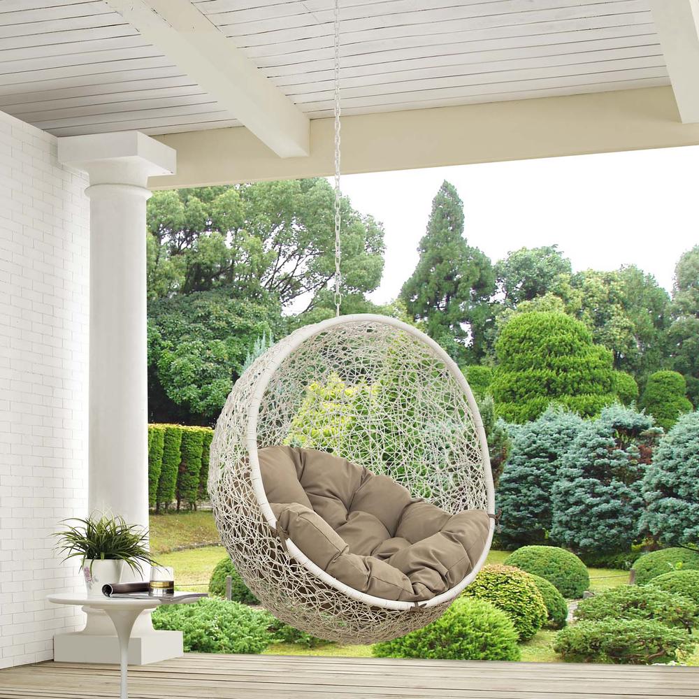 Hide Outdoor Patio Swing Chair Without Stand. Picture 4