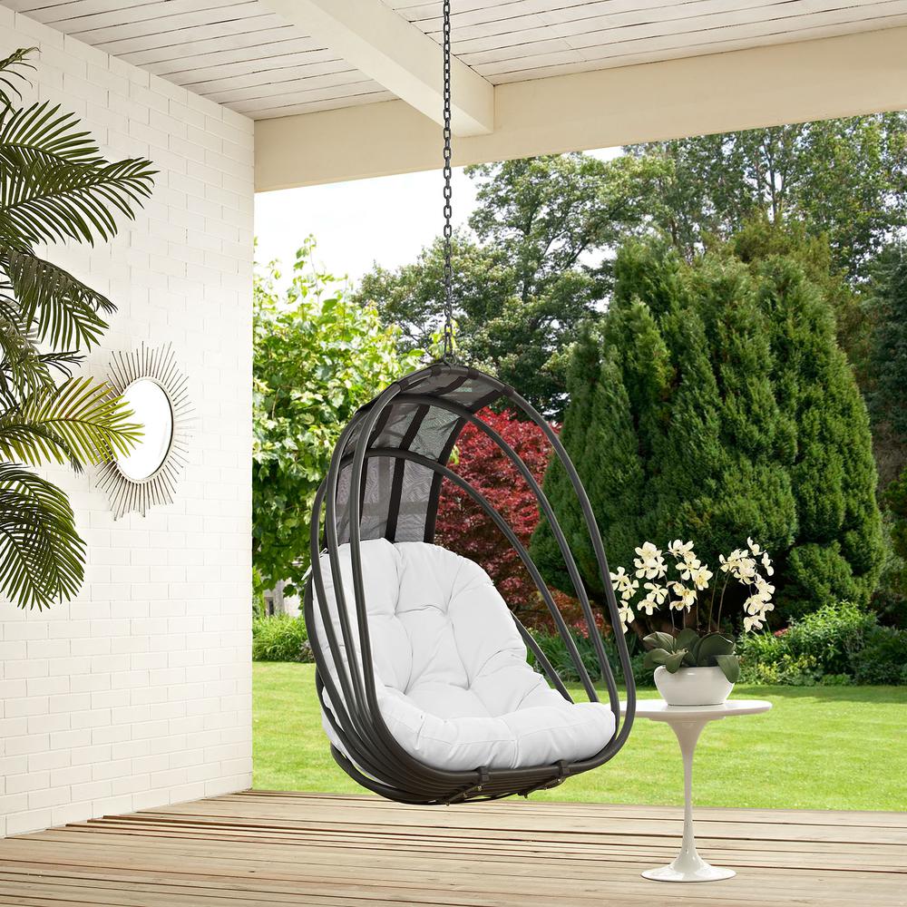Whisk Outdoor Patio Swing Chair Without Stand. Picture 4