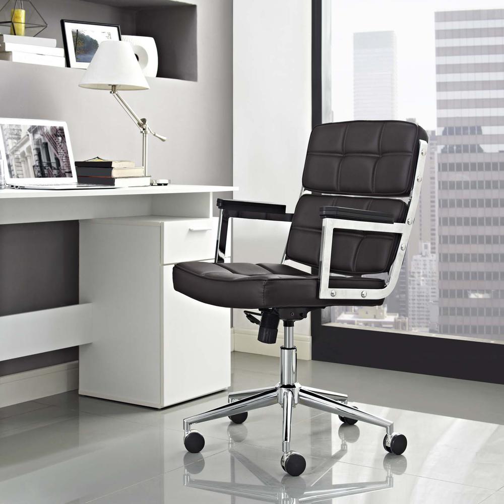 Portray Highback Upholstered Vinyl Office Chair. Picture 5
