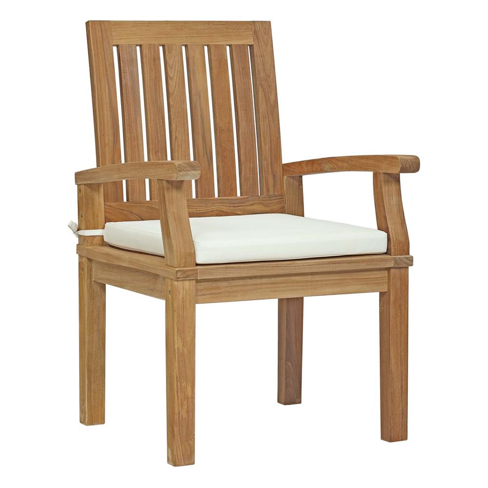 Marina Outdoor Patio Teak Dining Chair. Picture 2