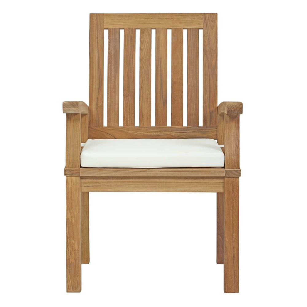 Marina Outdoor Patio Teak Dining Chair. Picture 5
