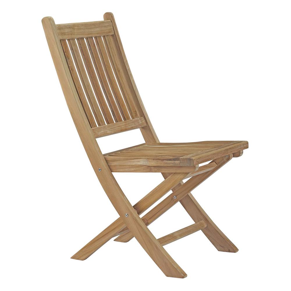 Marina Outdoor Patio Teak Folding Chair. Picture 2
