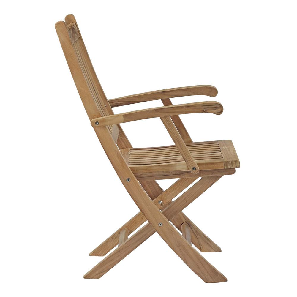 Marina Outdoor Patio Teak Folding Chair. Picture 2