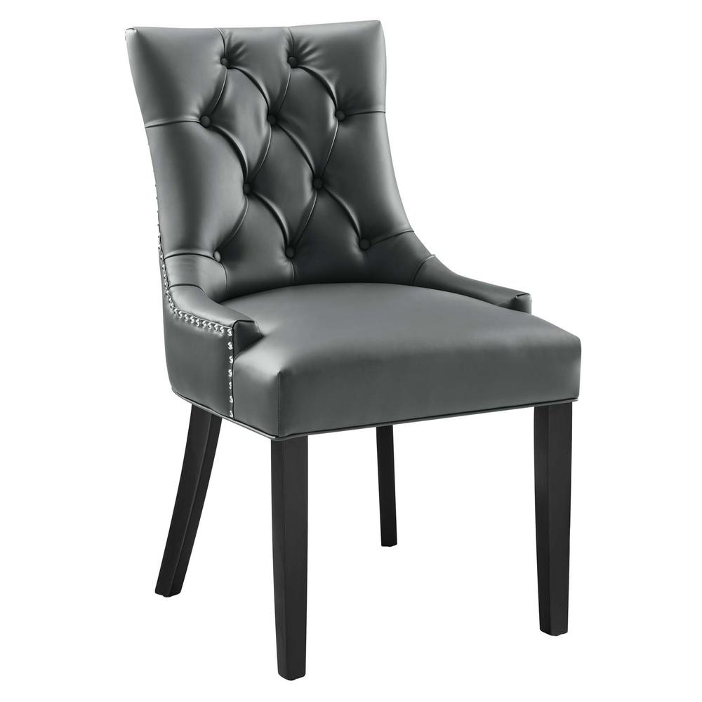 Regent Dining Side Chair Vinyl Set of 2. Picture 2