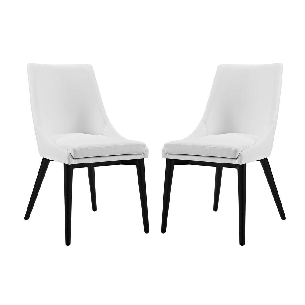 Viscount Dining Side Chair Vinyl 
Set of 2. Picture 2