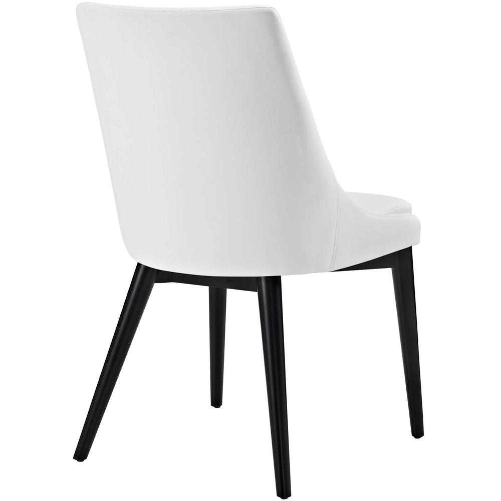 Viscount Dining Side Chair Vinyl Set of 2. Picture 4