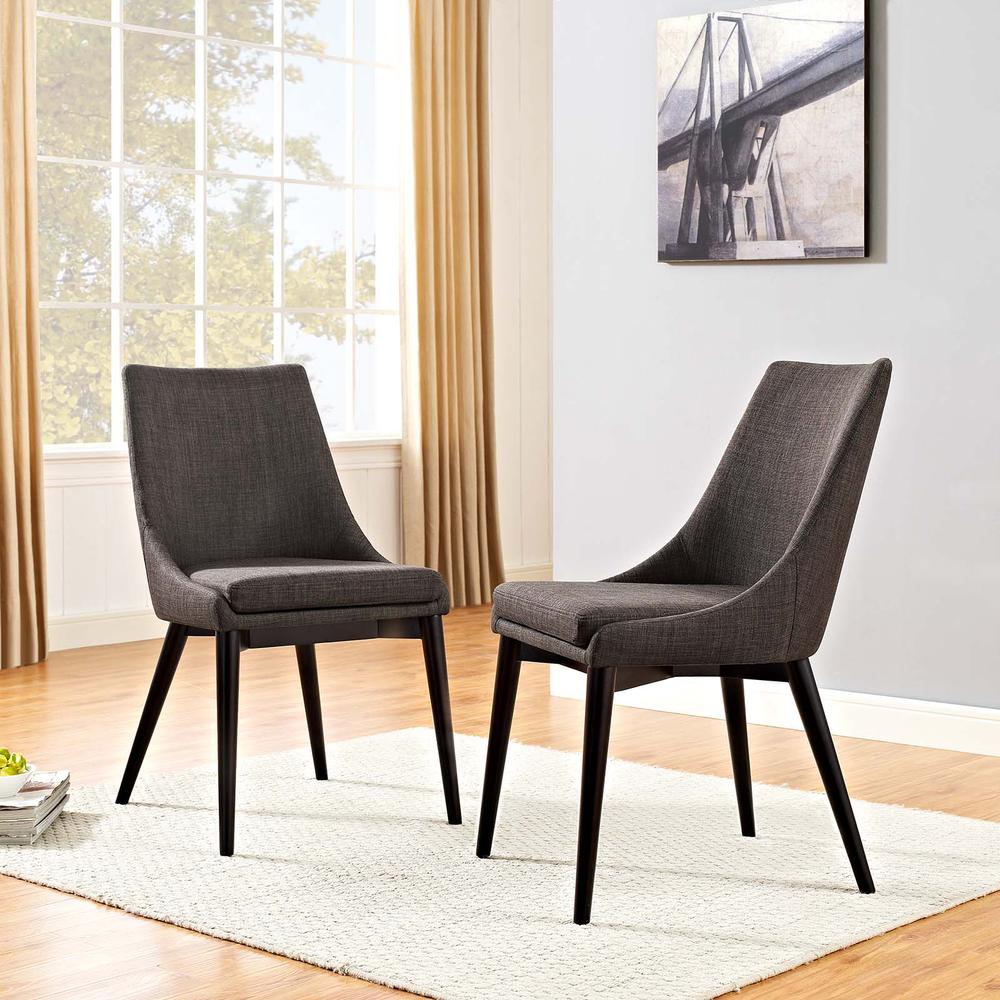 Viscount Dining Side Chair Fabric 
Set of 2. Picture 6