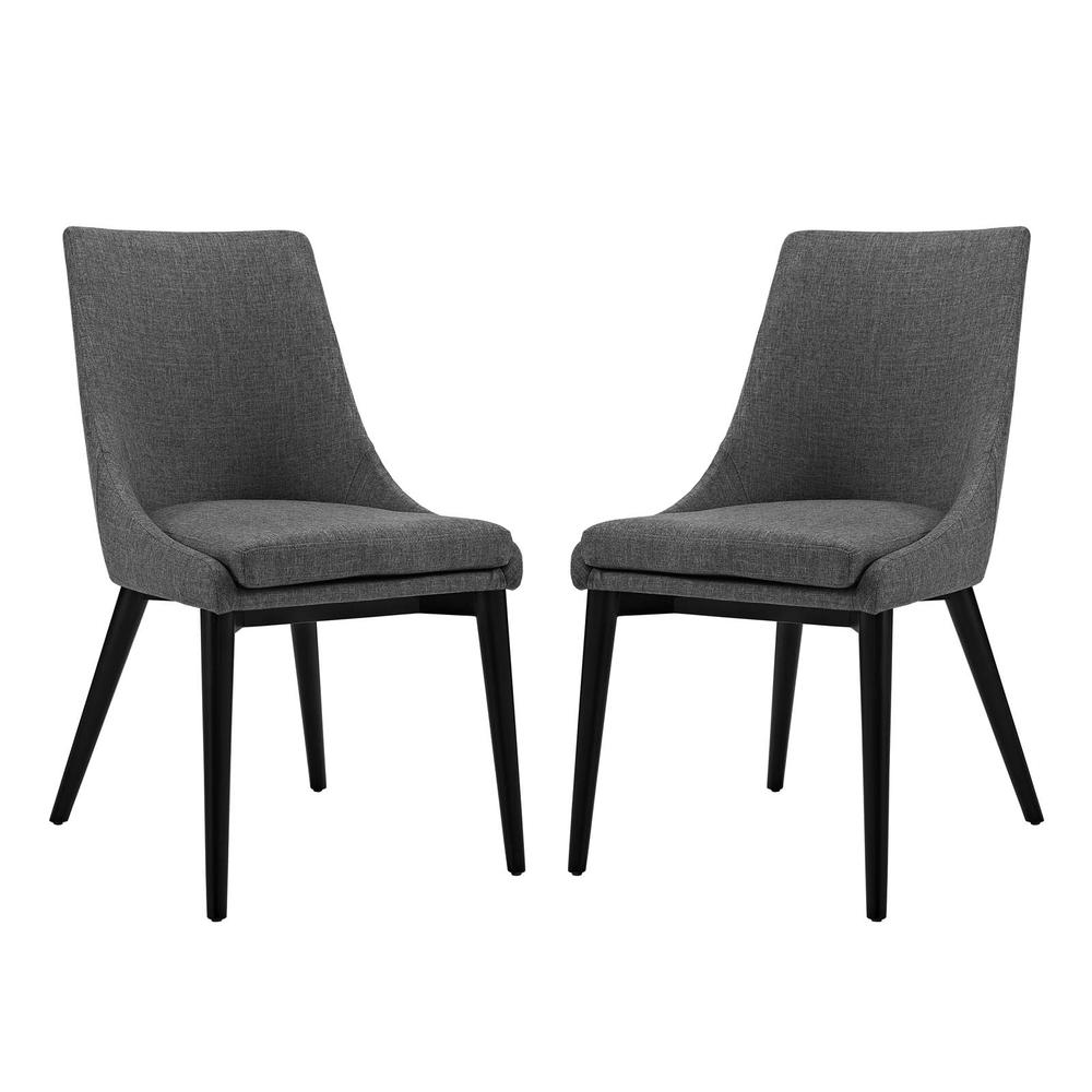 Viscount Dining Side Chair Fabric Set of 2. Picture 1