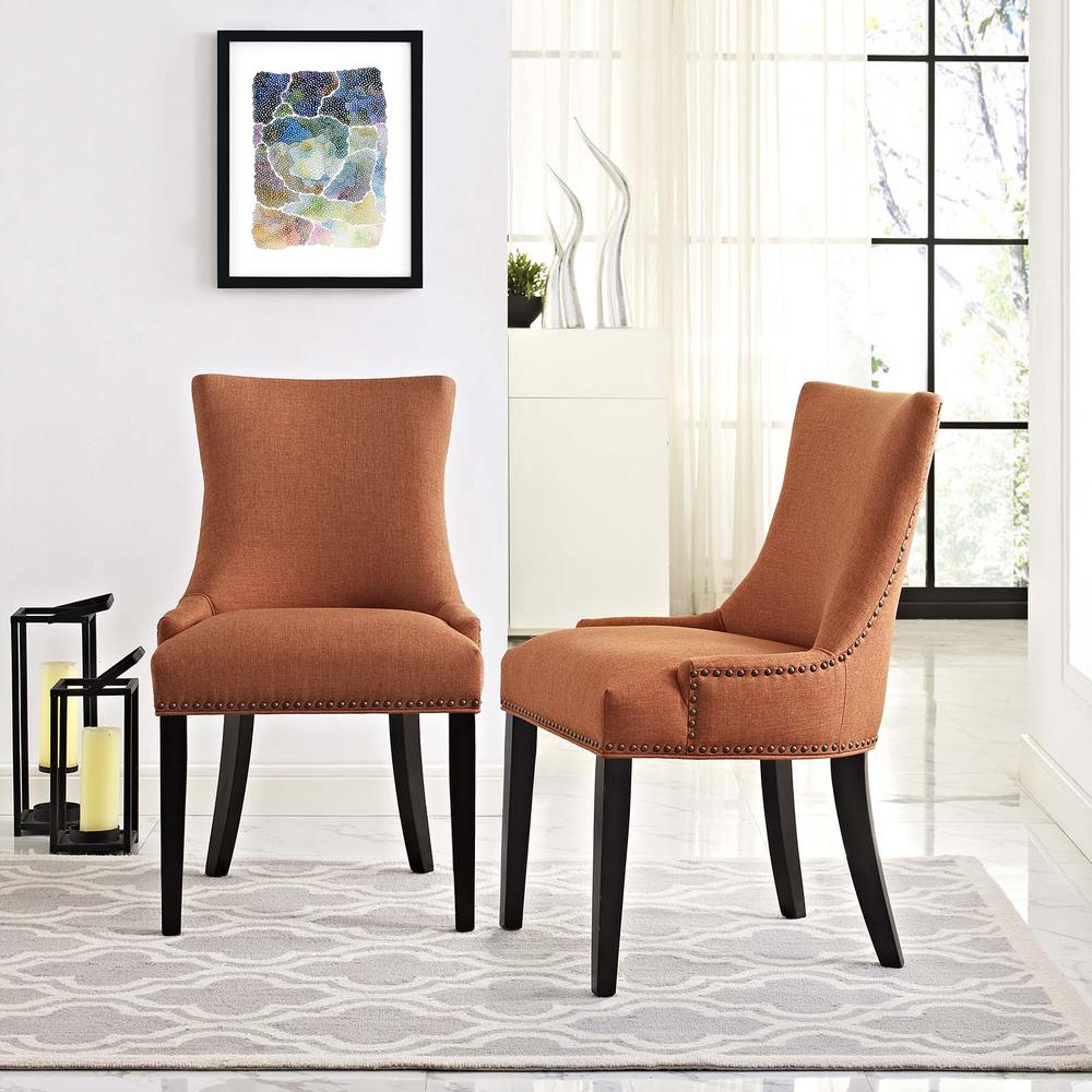 Marquis Dining Side Chair Fabric Set of 2. Picture 6