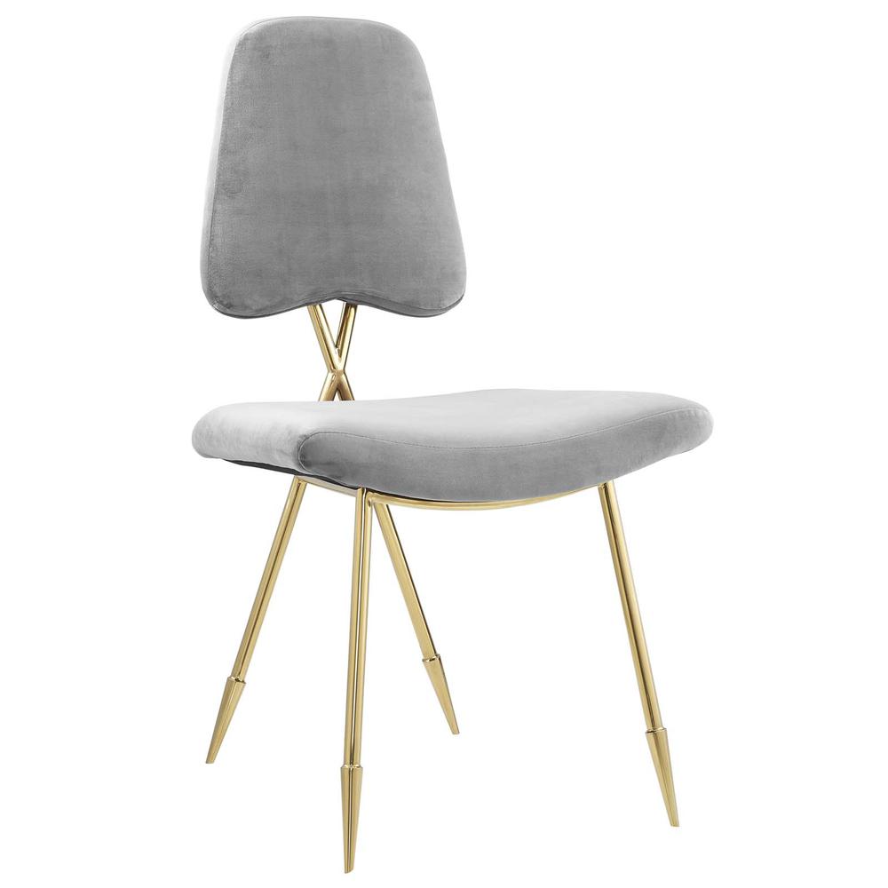Ponder Upholstered Velvet Accent Chair. Picture 2