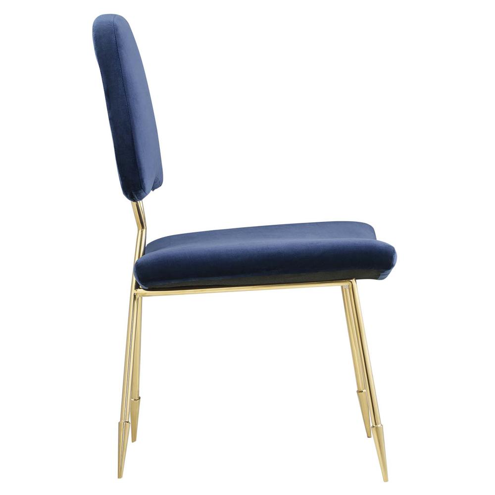 Ponder Upholstered Velvet Accent Chair. Picture 3