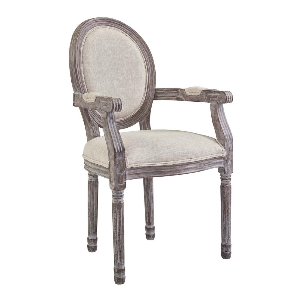 Emanate Vintage French Upholstered Fabric Dining Armchair. The main picture.