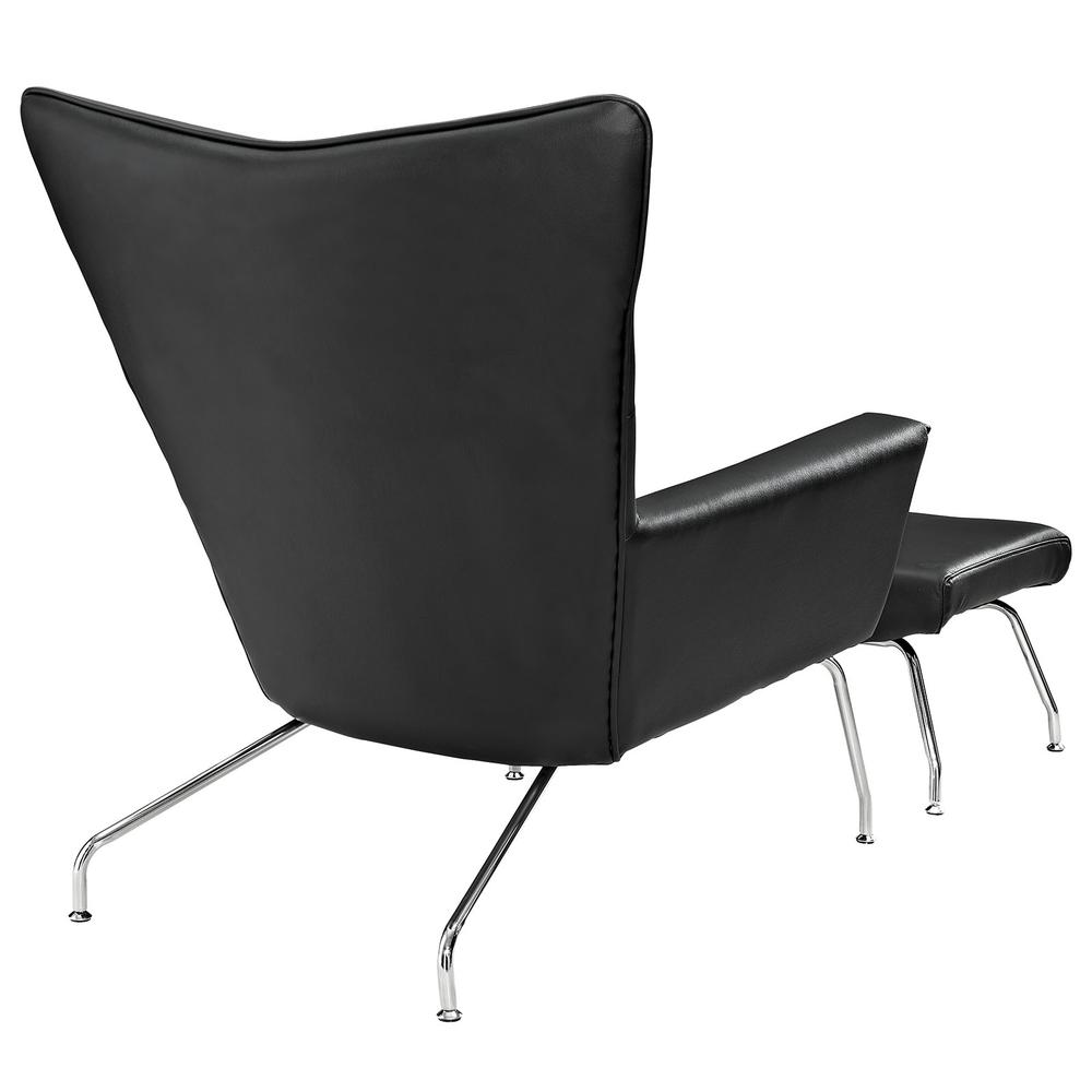 Class Leather Lounge Chair. Picture 4