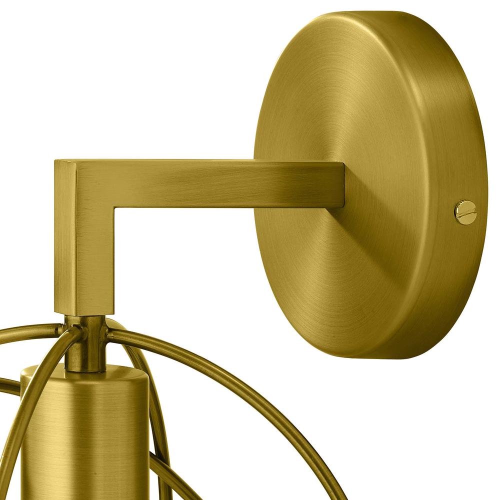 Perimeter Brass Wall Sconce Light Fixture. Picture 3