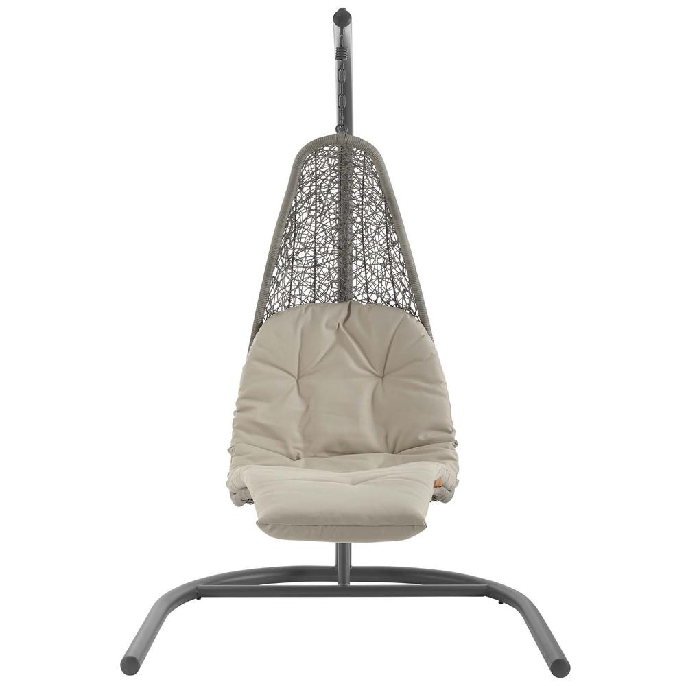 Landscape Hanging Chaise Lounge Outdoor Patio Swing Chair. Picture 2