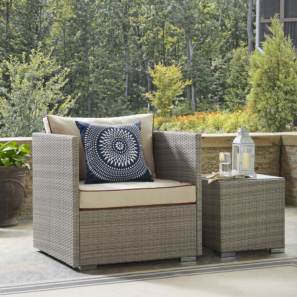 Repose Outdoor Patio Armchair. Picture 4