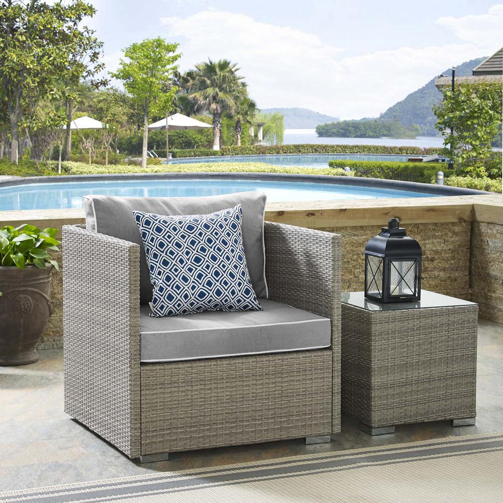 Repose Outdoor Patio Armchair. Picture 4