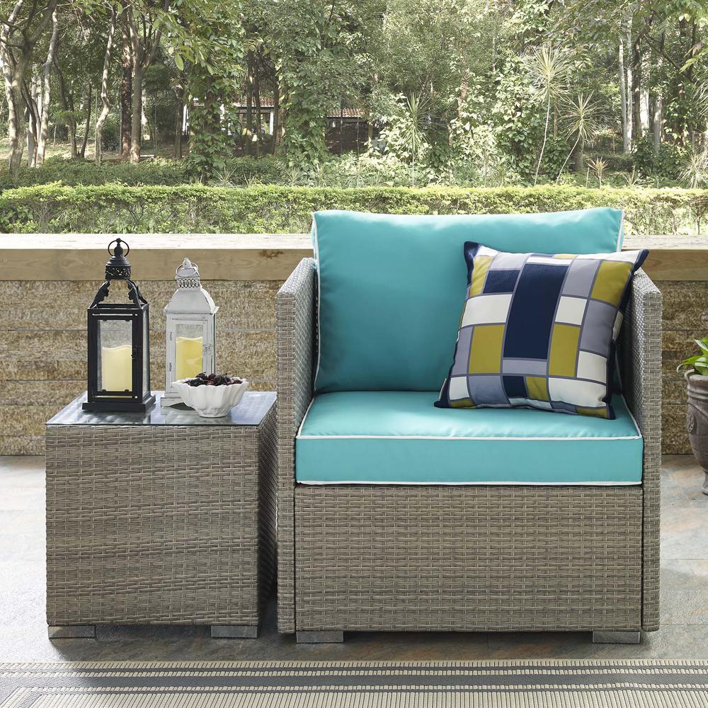 Repose Outdoor Patio Armchair. Picture 5
