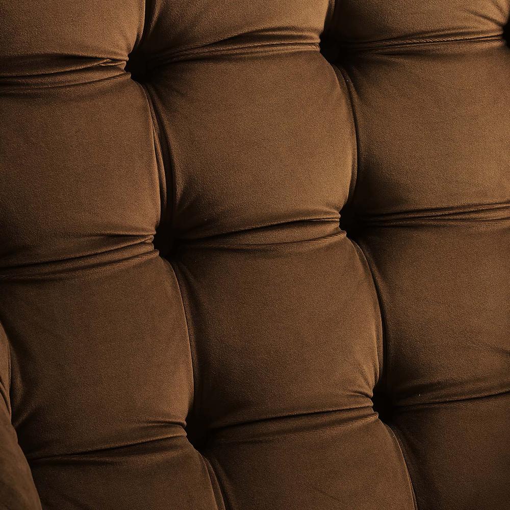 Suggest Button Tufted Performance Velvet Lounge Chair. Picture 5
