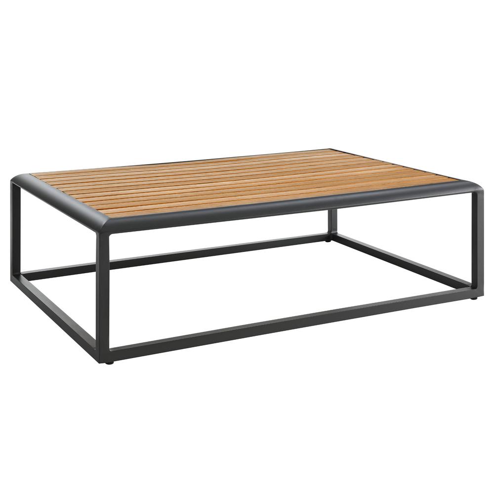 Stance Outdoor Patio Aluminum Coffee Table. Picture 1
