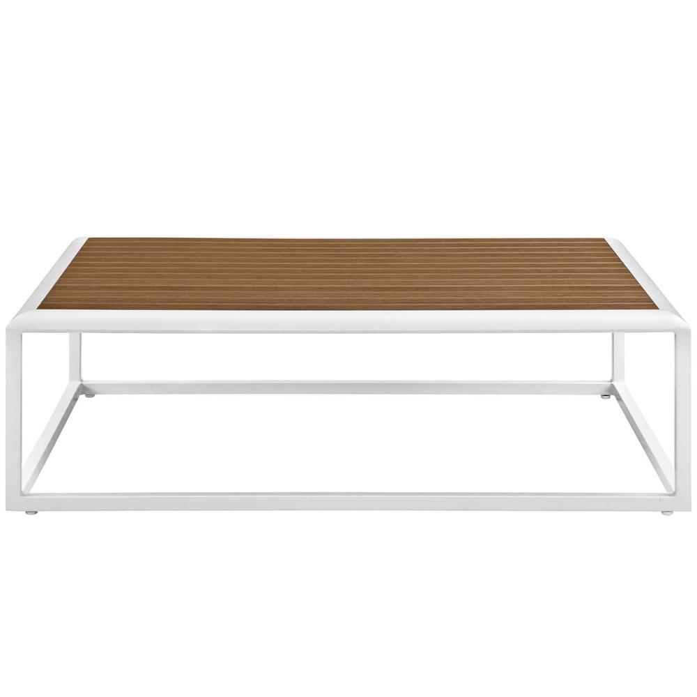 Stance Outdoor Patio Aluminum Coffee Table. Picture 3