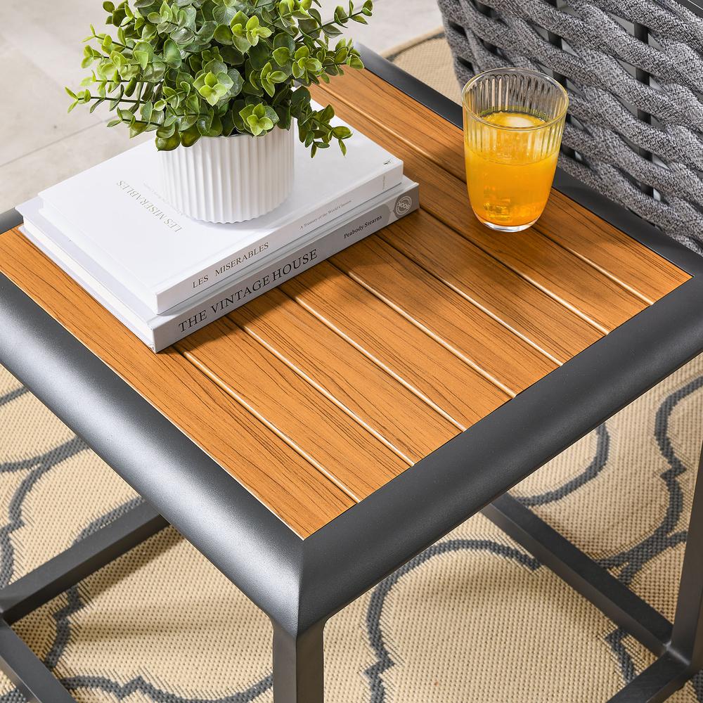 Stance Outdoor Patio Aluminum Side Table. Picture 5